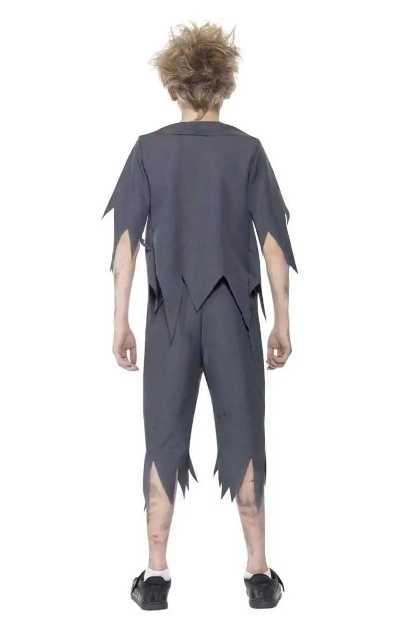 Smiffys Kids Zombie School Boy Costume 3 Smiffys Kids Zombie School Boy Costume - Image 3