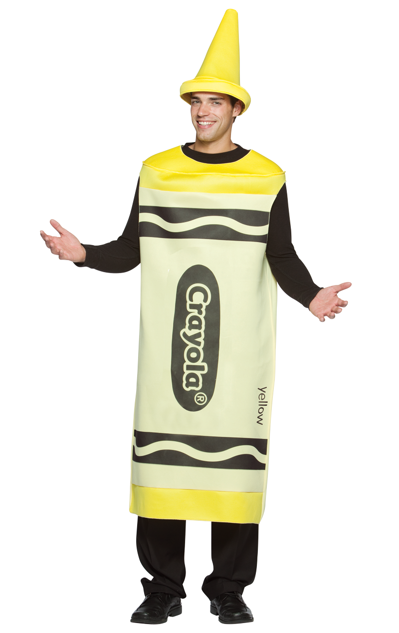 GENERIC Crayola Crayons Costume - Yellow 1 GENERIC Crayola Crayons Costume - Yellow