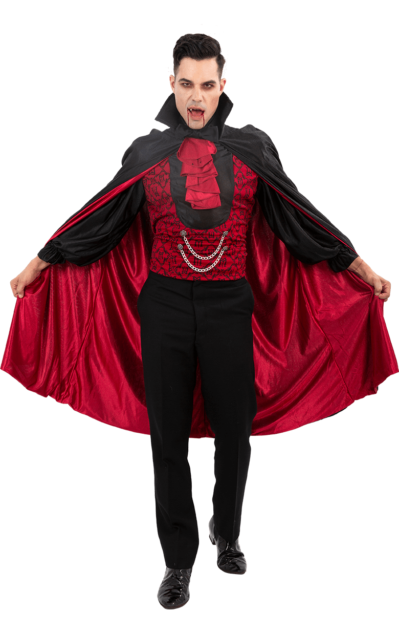 Mens Count Bloodthirst Vampire Costume 2 Mens Count Bloodthirst Vampire Costume - Image 2