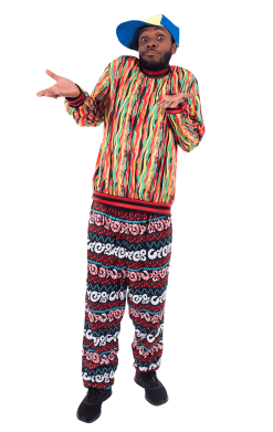 Mens 90s Freshest Prince Costume