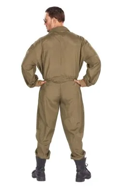 Adult Fighter Pilot Aviator Costume -Fancy Dress Shop 00091247a03