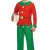 Smiffys Mens Festive Elf Costume