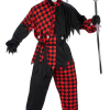GENERIC Adult Halloween Evil Jester Costume