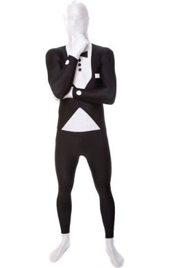 Adult Tuxedo Morphsuit Costume