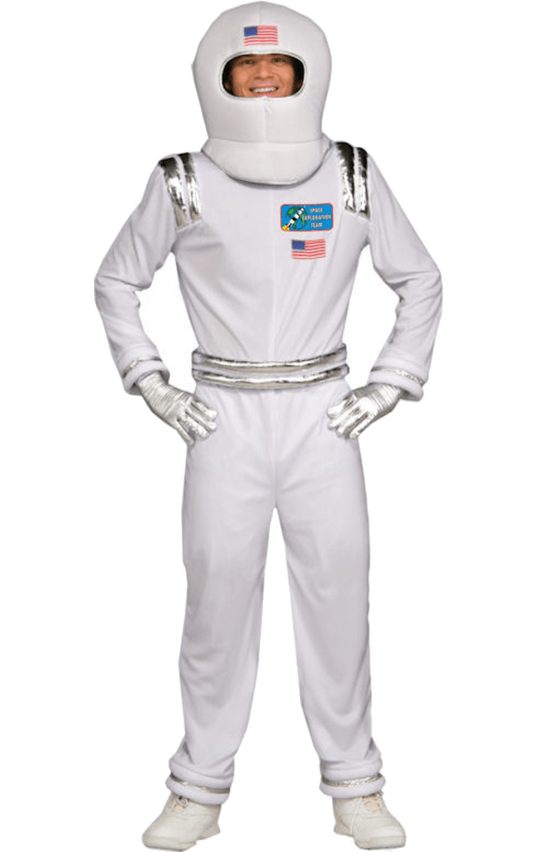 Forum Novelties Mens White Astronaut Costume 1 Forum Novelties Mens White Astronaut Costume