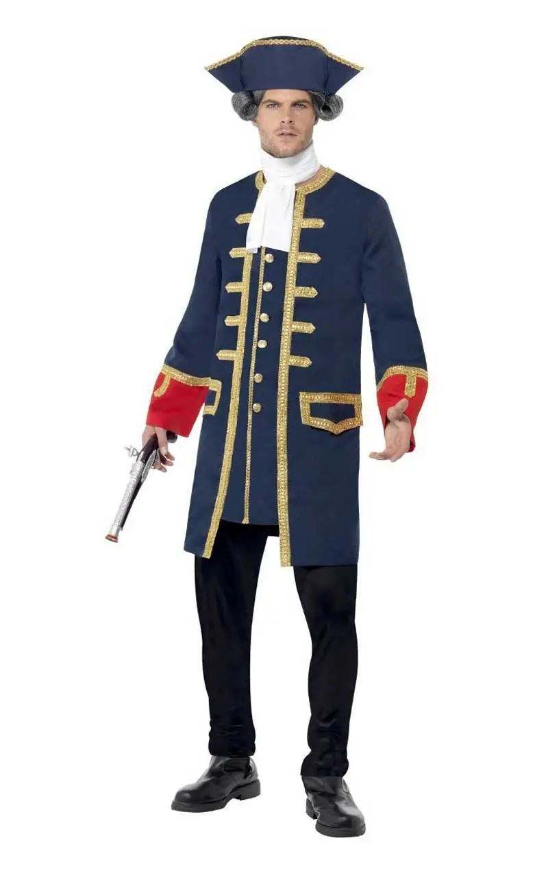 Smiffys Mens Pirate Commander Costume 1 Smiffys Mens Pirate Commander Costume