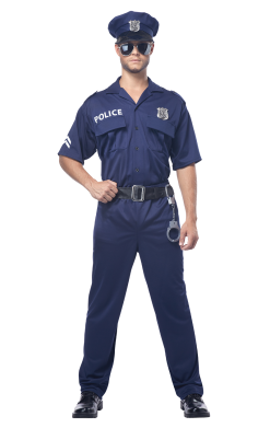 Mens American Policeman Costume