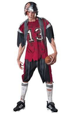 Mens American Football Zombie Costume