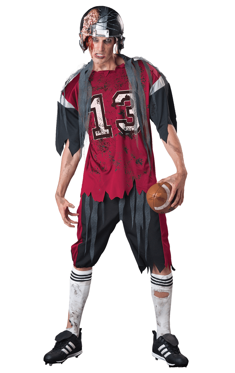 Mens American Football Zombie Costume 1 Mens American Football Zombie Costume