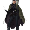 Womens Green And Black Witch Costume
