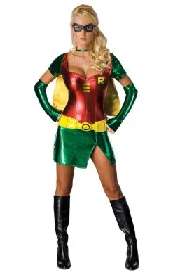 Ladies Superhero Robin Costume