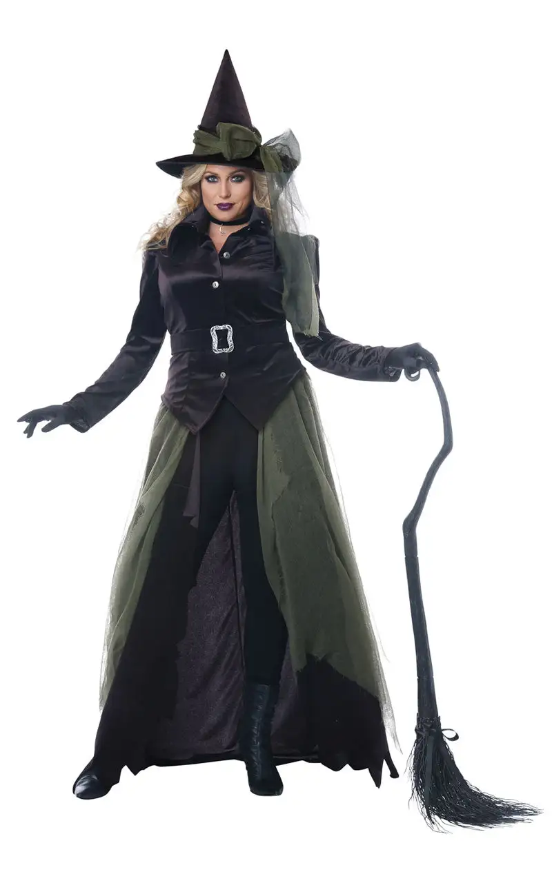GENERIC Womens Plus Size Gothic Witch Costume 1 GENERIC Womens Plus Size Gothic Witch Costume