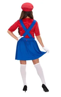 GENERIC Womens Red Italian Plumber Dress 5 GENERIC Womens Red Italian Plumber Dress -Fancy Dress Shop 00096341a02