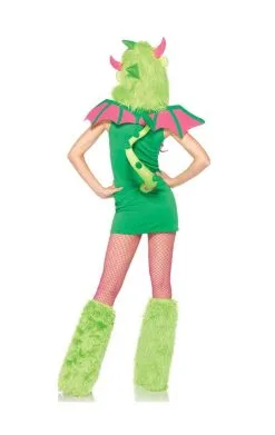 LEG AVENUE Womens Magic Dragon Set Costume -Fancy Dress Shop 00096846a01