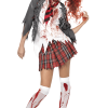 Smiffys Womens Zombie School Girl Costume