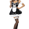Smiffys Womens Flirty French Maid Costume