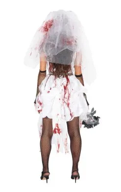 GENERIC Womens Bloody Bride Halloween Costume -Fancy Dress Shop 88800005a02