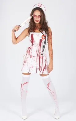 GENERIC Womens Evil Nurse Costume -Fancy Dress Shop 88800009a03