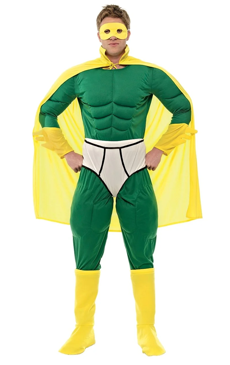 Adult Captain Y-Fronts Costume 1 Adult Captain Y-Fronts Costume