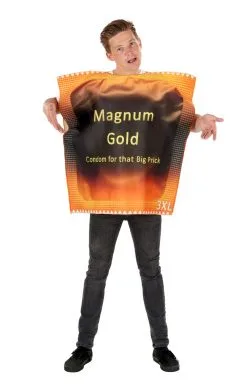 GENERIC Adult Condom Packet Costume