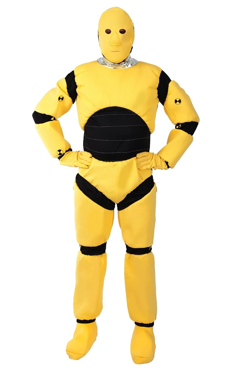 Adult Crash Test Dummy Costume 1 Adult Crash Test Dummy Costume