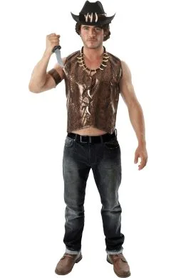 Adult Crocodile Dundee Movie Costume