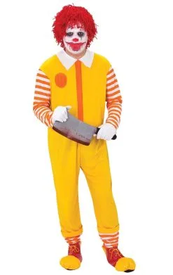 Adult Evil Food Clown Costume