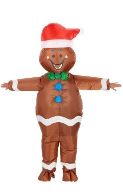 GENERIC Adult Inflatable Gingerbread Man Costume