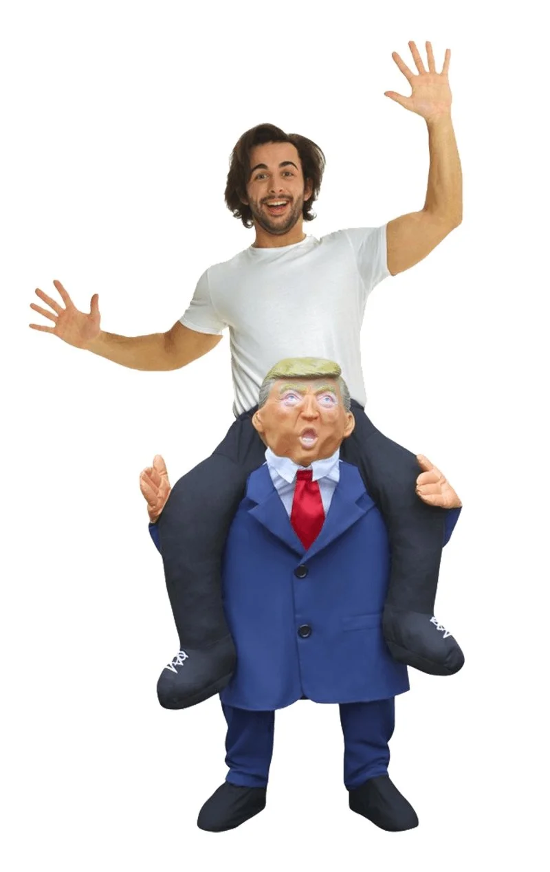 Adult President Piggyback Costume 1 Adult President Piggyback Costume