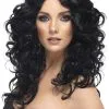 Smiffys Black Glamour Wig