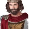 Brown Medieval Wig