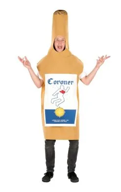 GENERIC Adult Coroner Beer Bottle Costume
