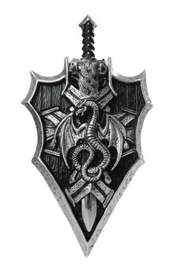GENERIC Dragon Lord Shield And Sword Accessory -Fancy Dress Shop dragon lord shield and sword accessory 703021
