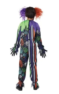 GENERIC Childrens Funhouse Fiend Clown Costume -Fancy Dress Shop kids count bloodfiend vampire costume 247722