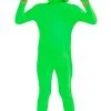 GENERIC Kids Green Alien Costume
