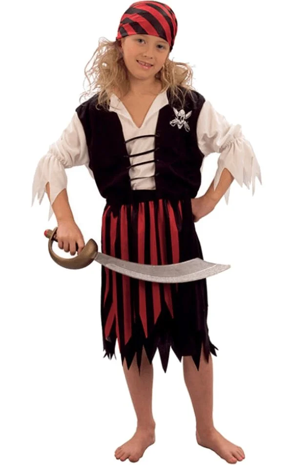 Kids Pirate Cutie Costume 1 Kids Pirate Cutie Costume
