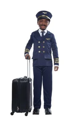 GENERIC Kids Unisex Airplane Pilot Costume 8 GENERIC Kids Unisex Airplane Pilot Costume -Fancy Dress Shop kids unisex airplane pilot costume 545591