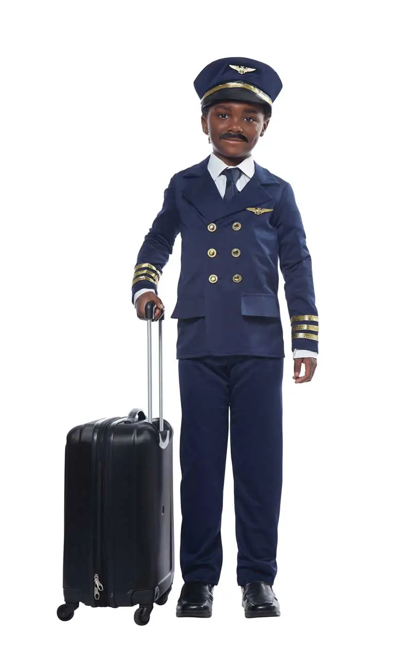 GENERIC Kids Unisex Airplane Pilot Costume 3 GENERIC Kids Unisex Airplane Pilot Costume - Image 3