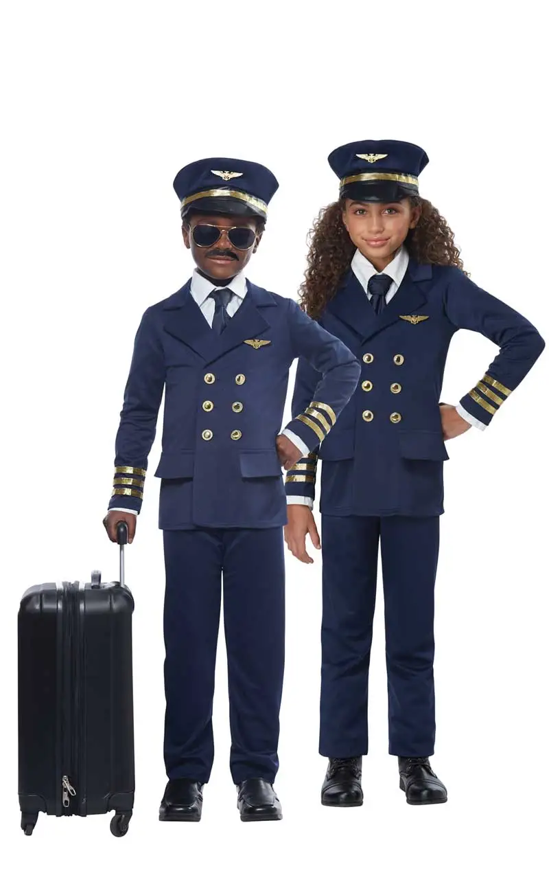 GENERIC Kids Unisex Airplane Pilot Costume 1 GENERIC Kids Unisex Airplane Pilot Costume