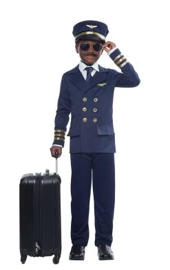GENERIC Kids Unisex Airplane Pilot Costume 9 GENERIC Kids Unisex Airplane Pilot Costume -Fancy Dress Shop kids unisex airplane pilot costume 831659