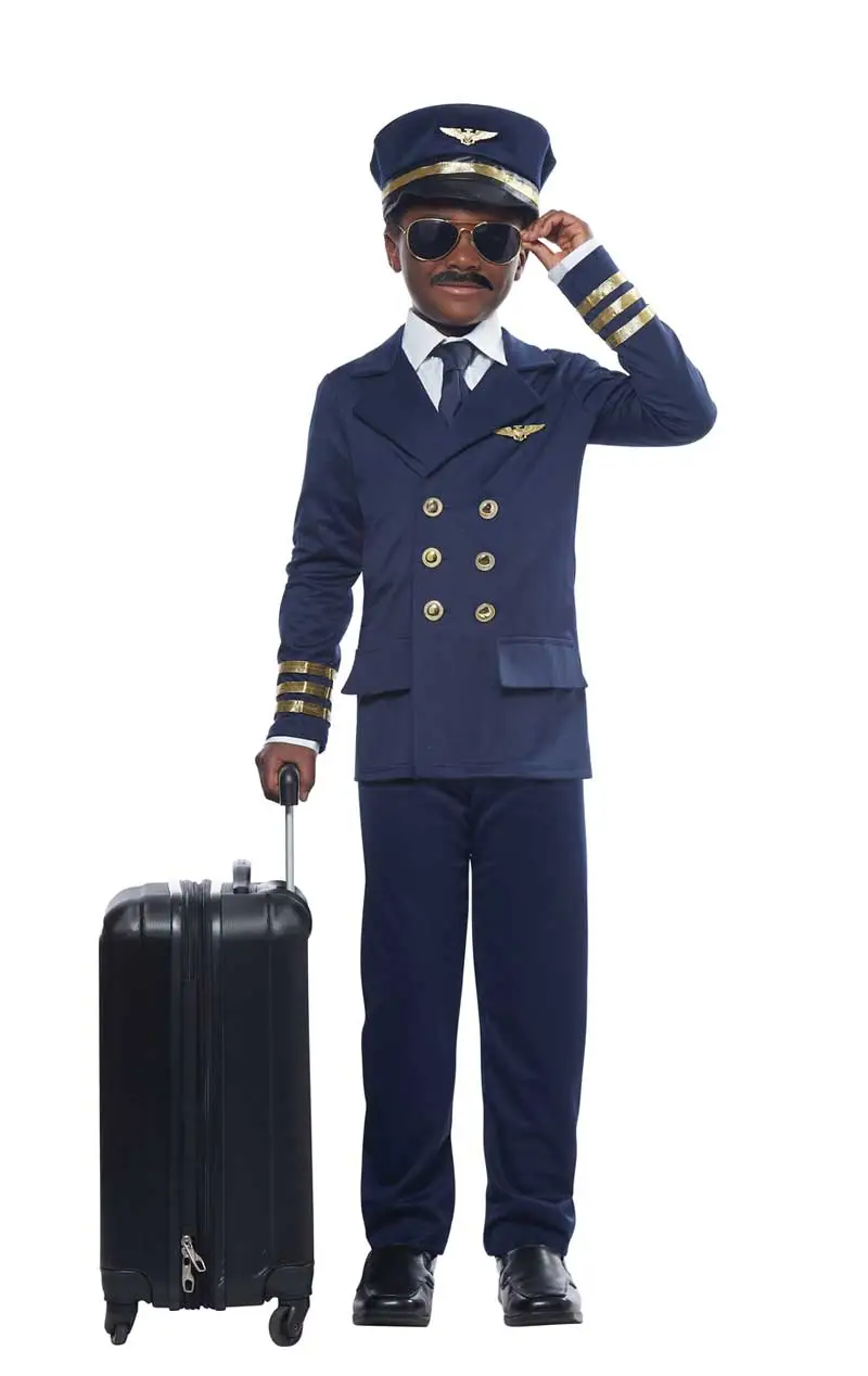 GENERIC Kids Unisex Airplane Pilot Costume 4 GENERIC Kids Unisex Airplane Pilot Costume - Image 4