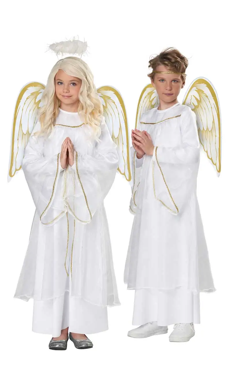 GENERIC Kids Unisex Holiday Angel Costume 1 GENERIC Kids Unisex Holiday Angel Costume