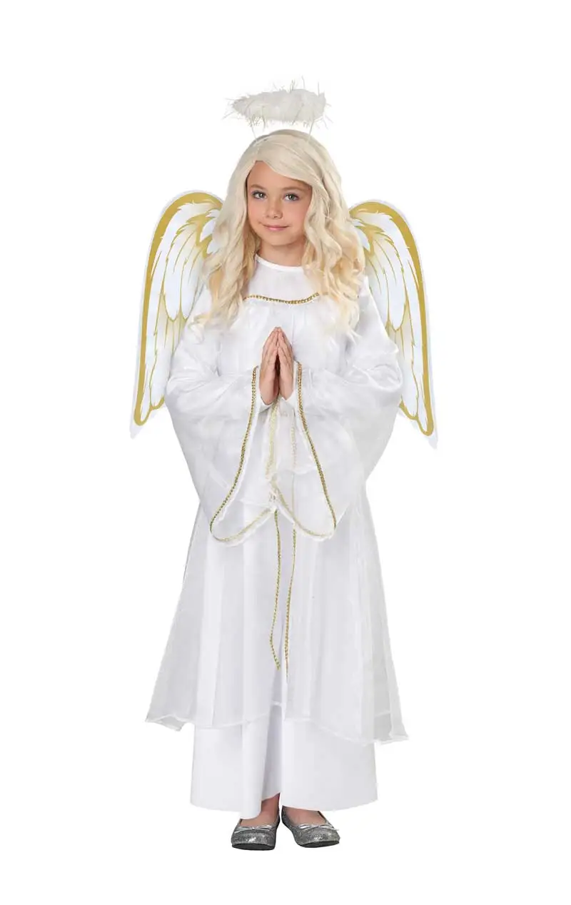 GENERIC Kids Unisex Holiday Angel Costume 2 GENERIC Kids Unisex Holiday Angel Costume - Image 2