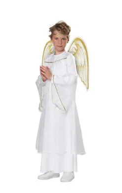 GENERIC Kids Unisex Holiday Angel Costume 5 GENERIC Kids Unisex Holiday Angel Costume -Fancy Dress Shop kids unisex holiday angel costume 779697