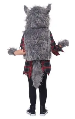 Kids Wee-Wolf Girl Costume -Fancy Dress Shop kids wee wolf girl costume 794780