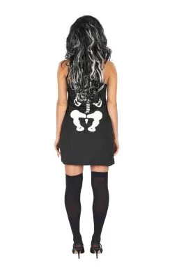 Ladies Skeleton Bones Dress 5 Ladies Skeleton Bones Dress -Fancy Dress Shop ladies skeleton bones dress 859004