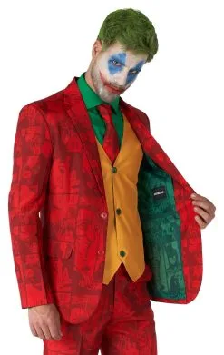 GENERIC Mens Scarlet Joker Suit - Opposuits -Fancy Dress Shop mens scarlet joker suit opposuits 376472