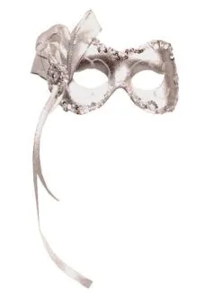 GENERIC Silver Masquerade Facepiece