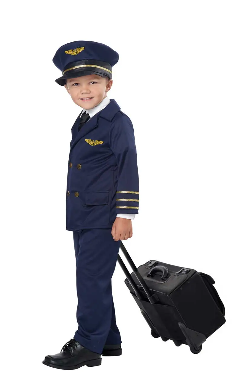 GENERIC Toddler Unisex Pint-Sized Pilot Costume 3 GENERIC Toddler Unisex Pint-Sized Pilot Costume - Image 3
