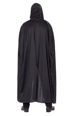 GENERIC Unisex Black Hooded Cape -Fancy Dress Shop unisex black hooded cape 847322
